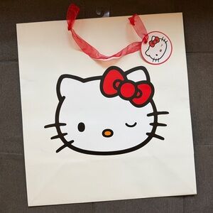 Hello Kitty Gift Bag with Red and White